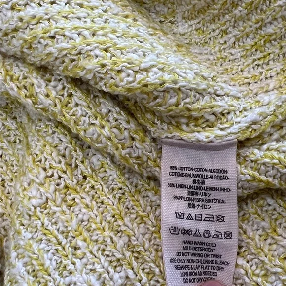 Free People Electric City Cotton Linen Blend Pullover Sweater - Picture 6 of 8